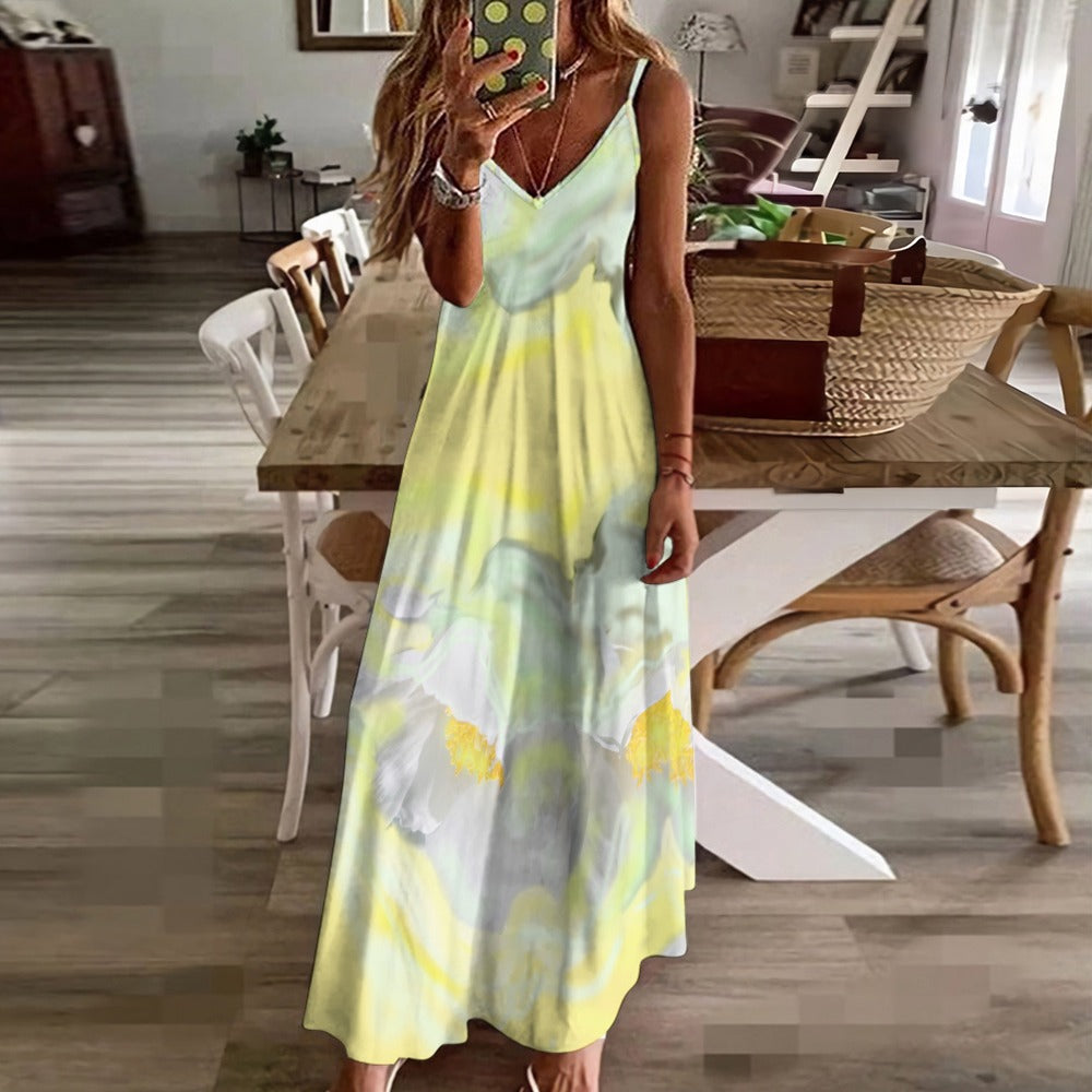 Sling Ankle Long Dress