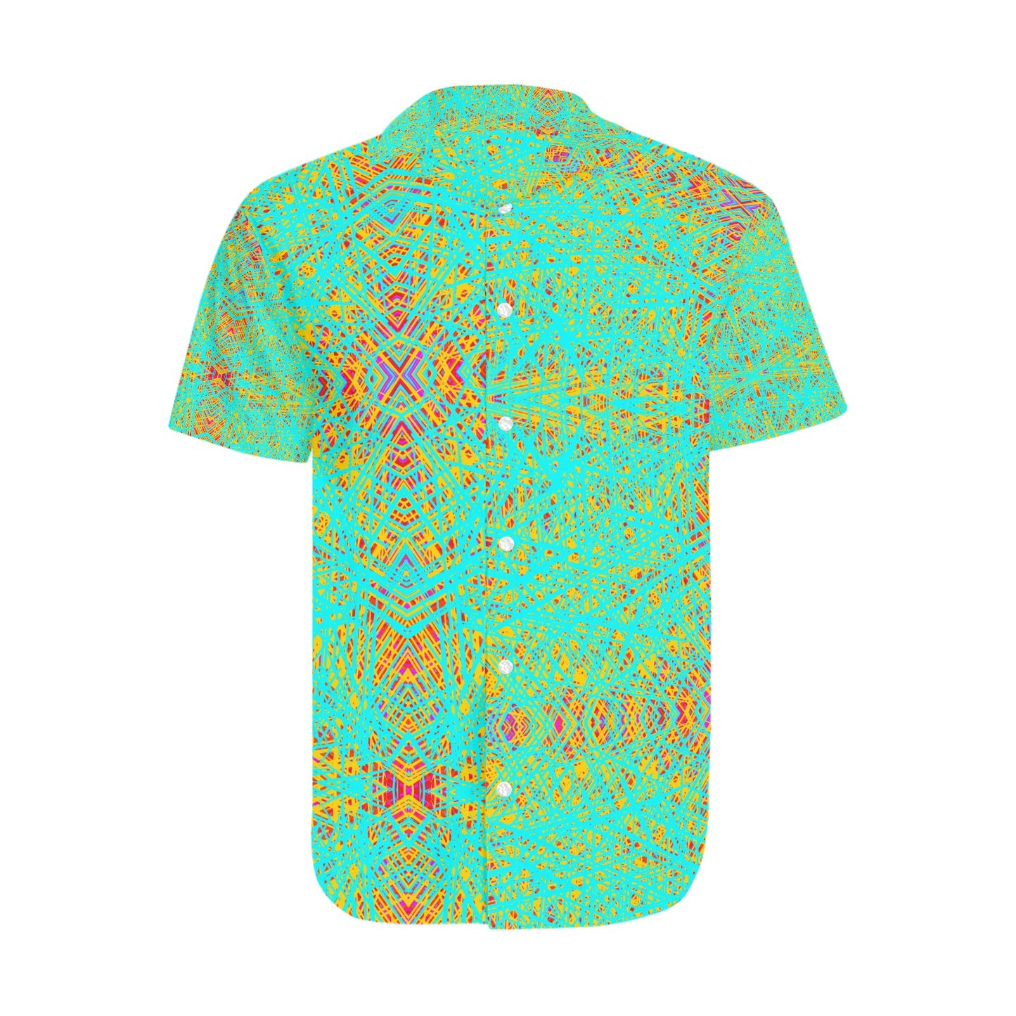 Men's Short Sleeve Shirt With Lapel Collar