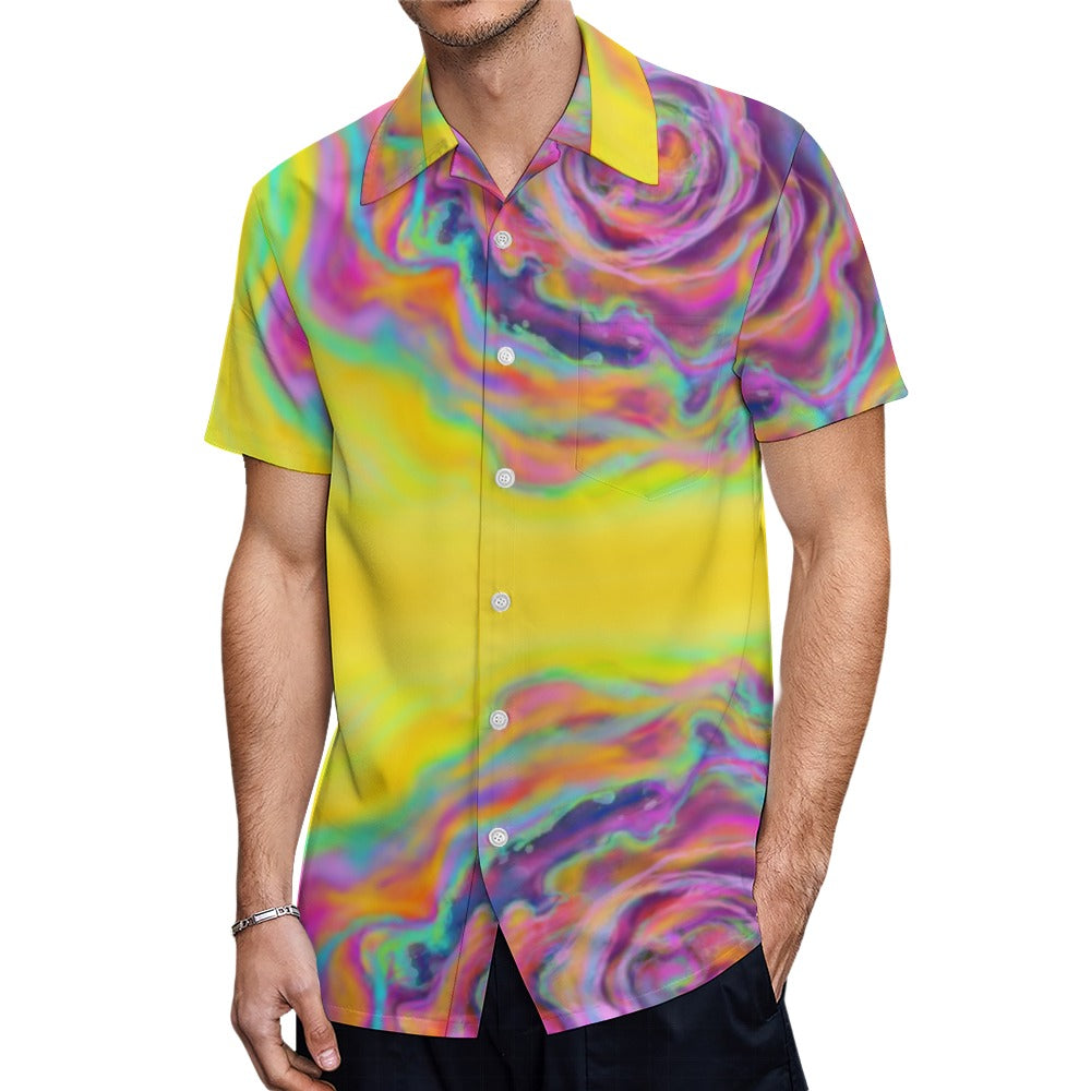 Bright Vibrant Bold short sleeved shirt