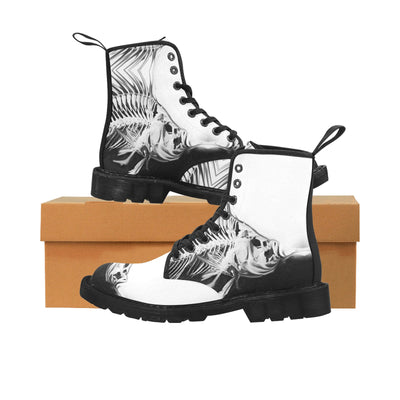 Canvasstiefeletten zum Schnüren für Damen