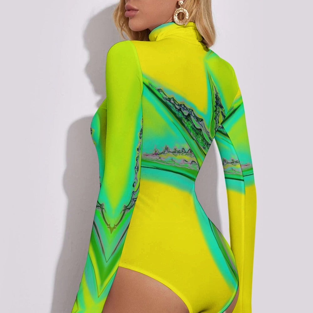 Women's Turtleneck Long Sleeve Bodysuit