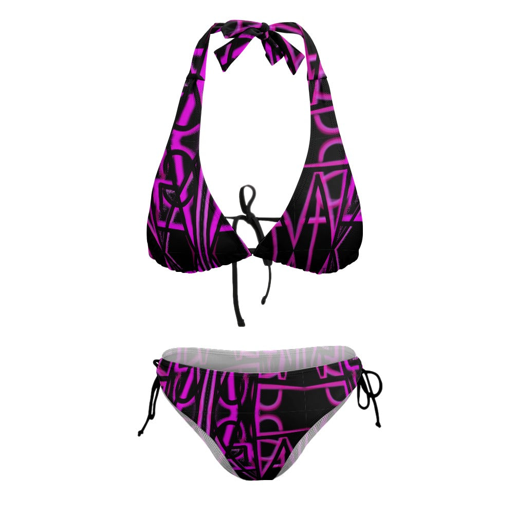 Plus size bikini swimsuit
