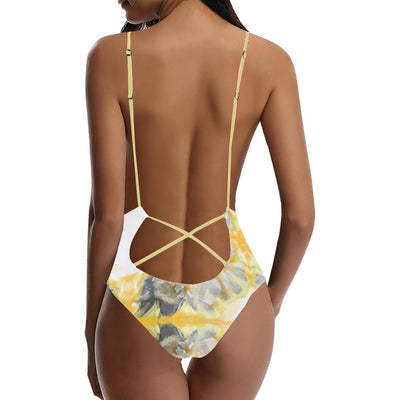 Sexy Lacing Backless One-Piece