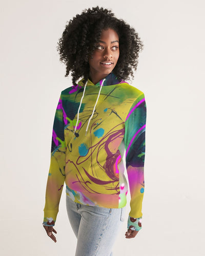 Abstract Yellow Women's Hoodie