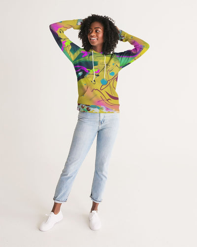 Abstract Yellow Women's Hoodie
