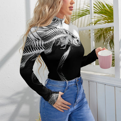 Women's Turtleneck Long Sleeve Bodysuit