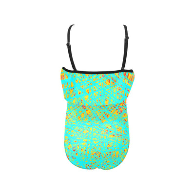 Kids' Spaghetti Strap Ruffle Swimsuit