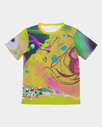 Abstract Yellow Kids  All-Over Print Tee