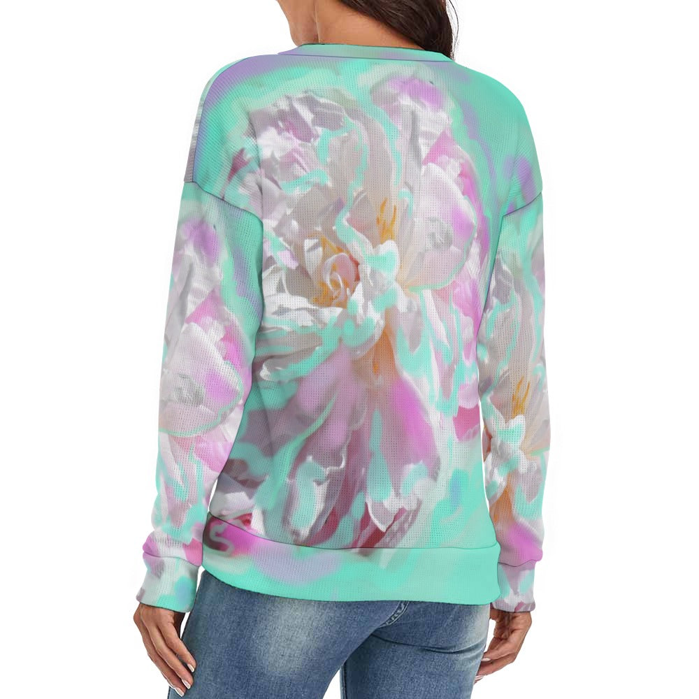 Women's V-Neck Long Sleeve Sweater