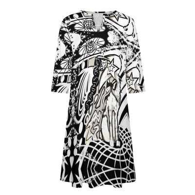 Artsy Dress with Pockets