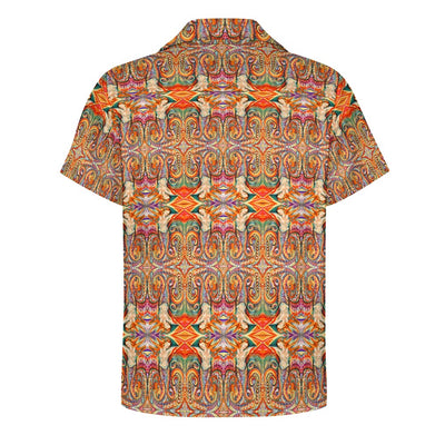 Mermaid Cuban collar shirt