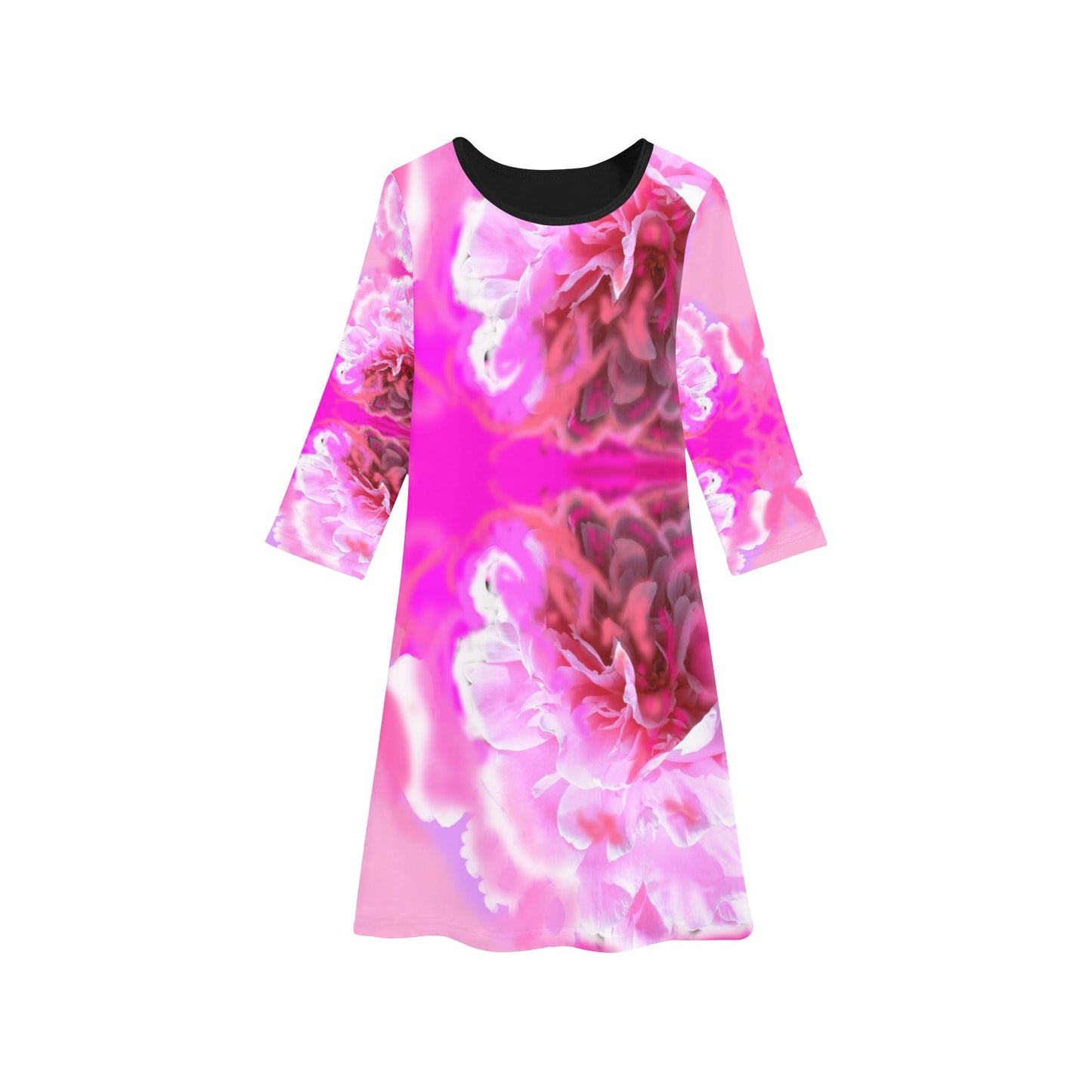 Langärmliges Kleid für Mädchen