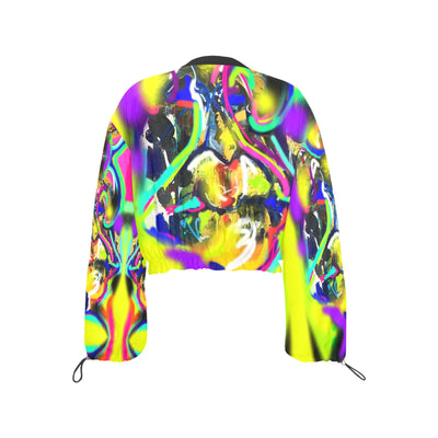 Women's Chiffon Cropped Jacket
