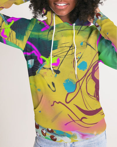 Abstract Yellow Women's Hoodie