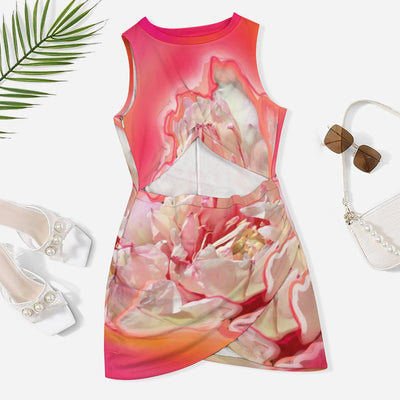 Navel-Baring Cross-Fit Hip Skirt