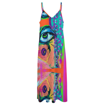 Sling Ankle Long Dress