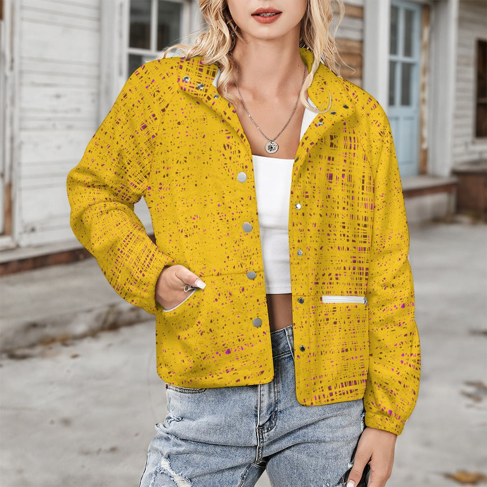 Women's Stand Collar Plush Jacket – ArtistDione