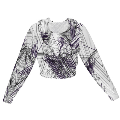 Women's Chiffon Cropped Jacket zipper coat