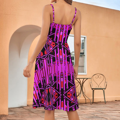 Long suspender dress