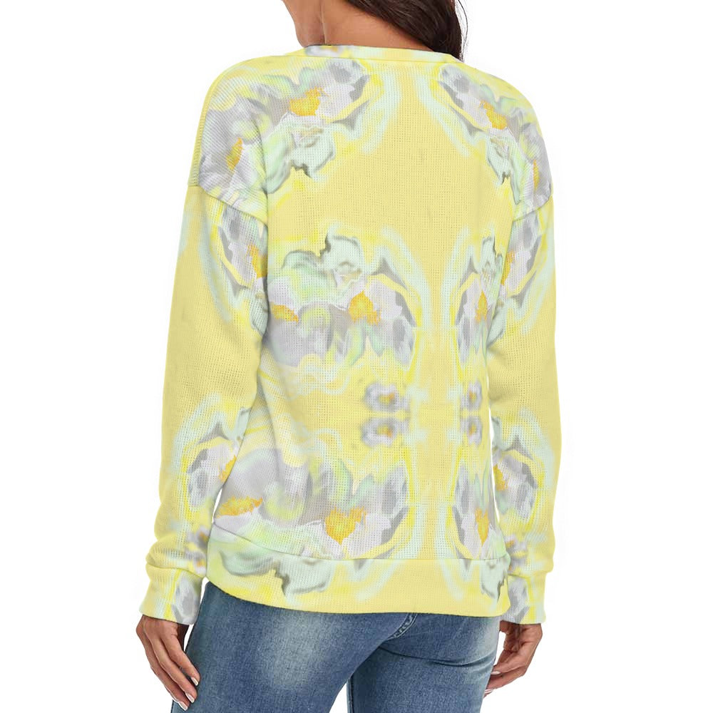 Women's V-Neck Long Sleeve Sweater