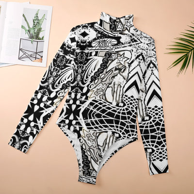 Women's Turtleneck Long Sleeve Bodysuit