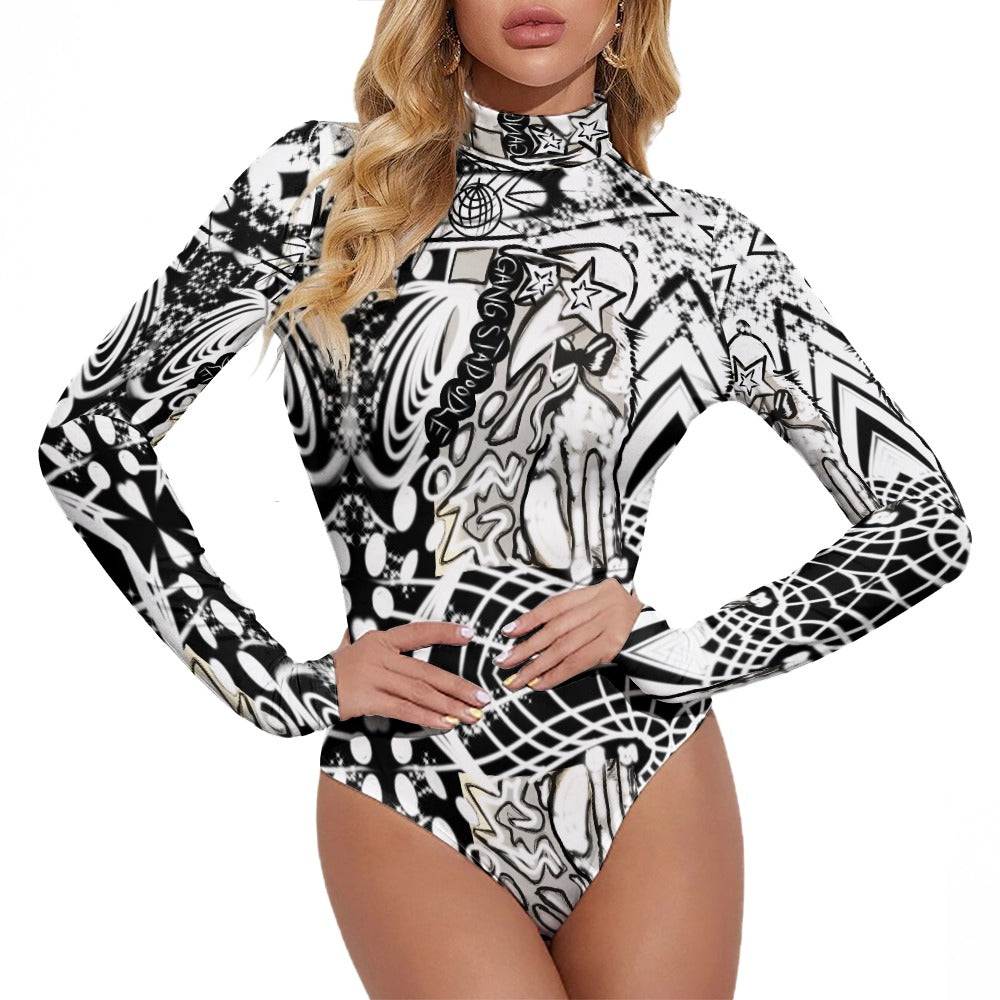 Women's Turtleneck Long Sleeve Bodysuit