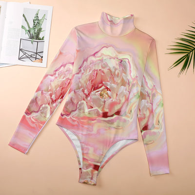 Women's Turtleneck Long Sleeve Bodysuit