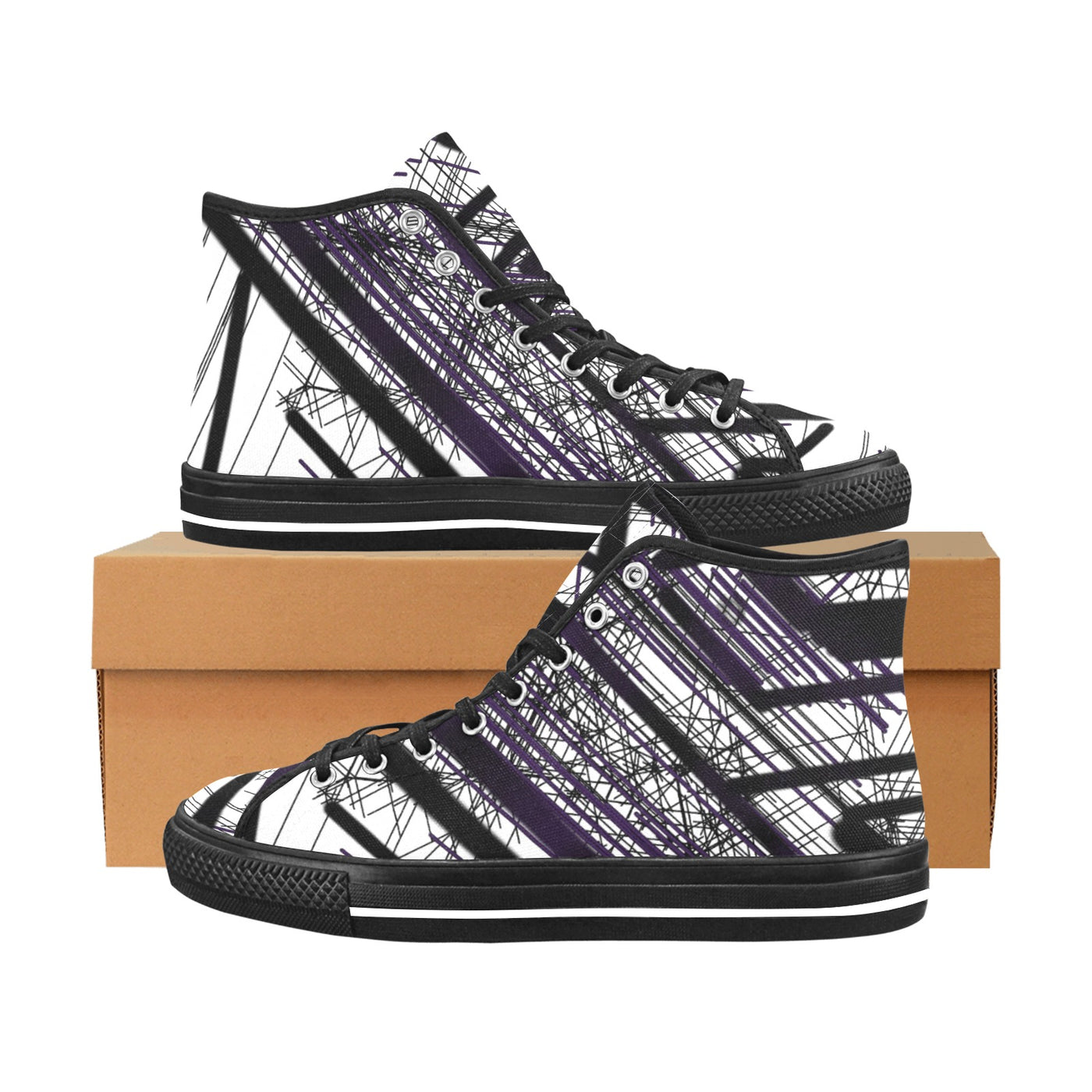 High Top Canvas Men's Shoes