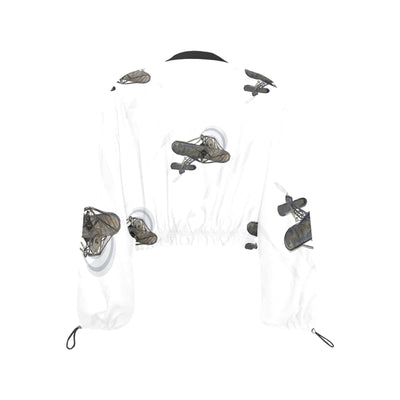 Women's Chiffon Cropped Jacket