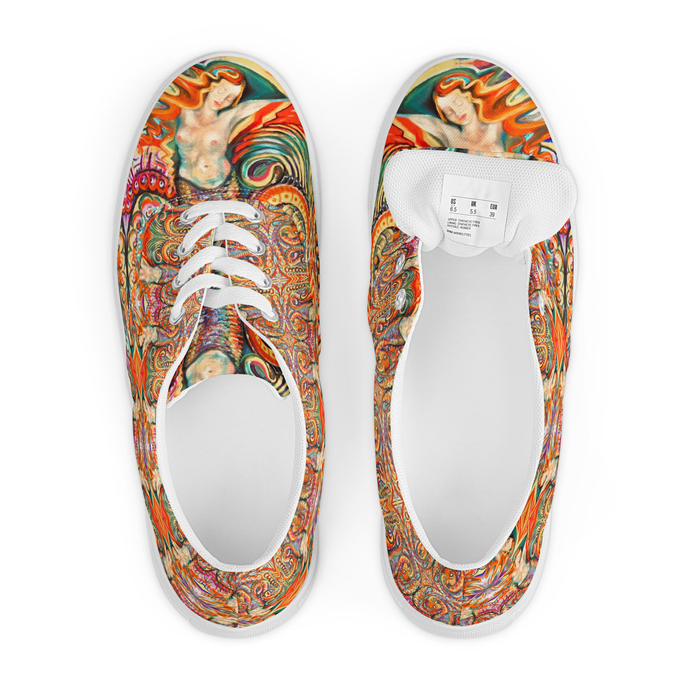 Men’s lace-up Mermaid canvas shoes