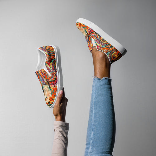 Mermaid Women’s slip-on canvas shoes